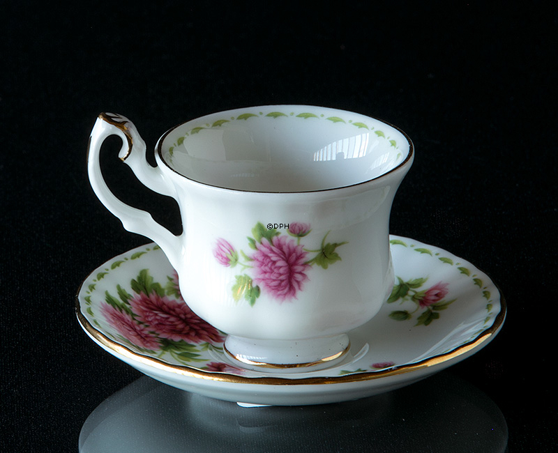 Royal Albert Minimonatstasse mit Blumen November Crysanthemum