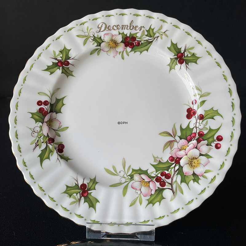 Royal Albert Monatsteller mit Blumen Dezember Christmas Rose