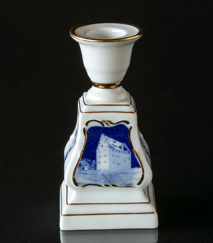 Kerzenhalter Weihnachten in Skåne 1976 Heiligabend in Glimmingehus