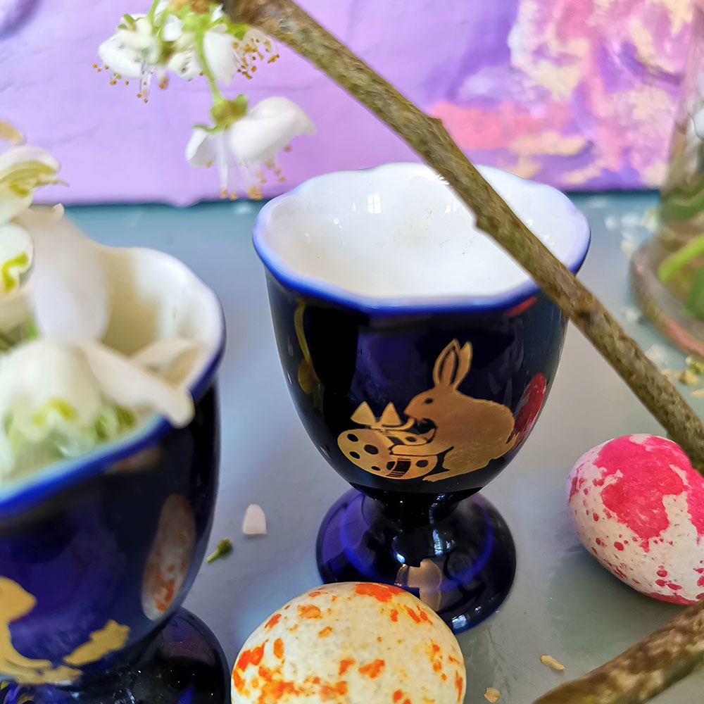 Ravn Kobaltblauer Ostereierbecher 1977