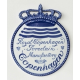 Royal Copenhagen Händlerschild - Royal Copenhagen Porcelain Manufactory Copenhagen (ca. 1906)
