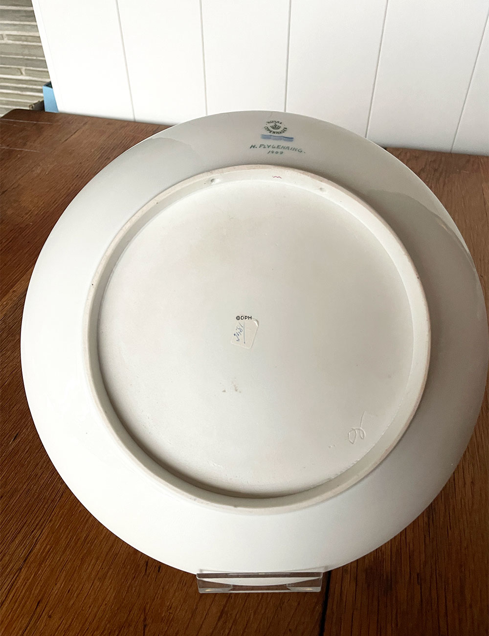 Royal Copenhagen Zierteller mit Freihafen von Kopenhagen und Isak Glückstadt