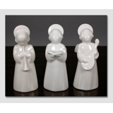 Royal Copenhagen Engelfiguren mit mehreren Instrumenten. (Preis pro Stk.) 9 cm