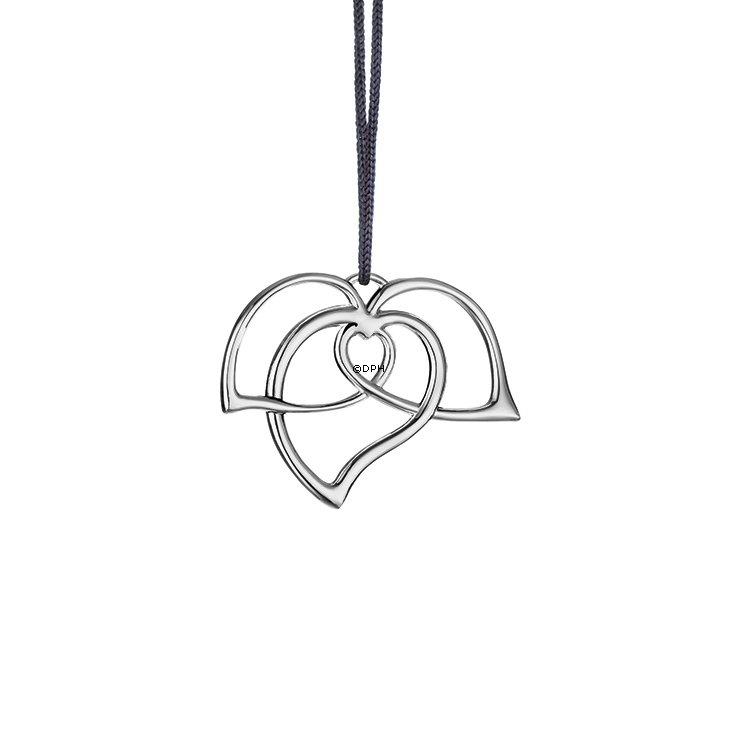 Karen Blixen Weihnachten, Herzen, versilbert