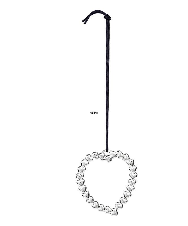 Karen Blixen Weihnachten, Herzkranz, versilbert