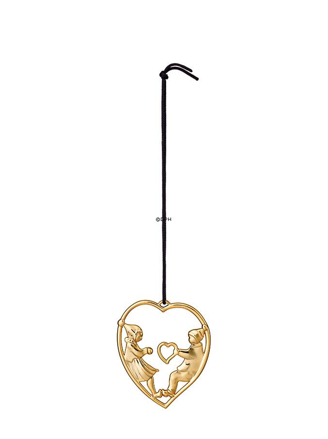 Karen Blixen Weihnachten, Wichtelkinder im Herzen, vergoldet