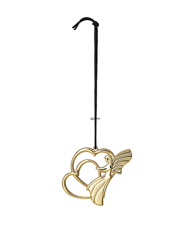 Karen Blixen Weihnachten, Engel Herzen, vergoldet