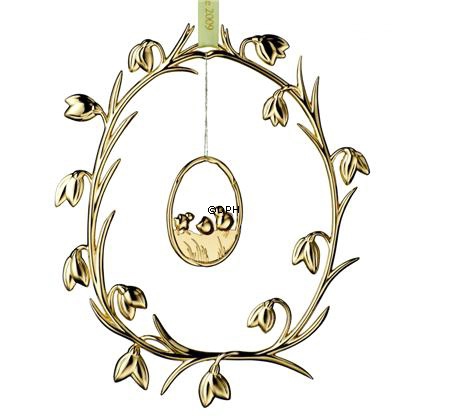 Karen Blixen Ostern, Ostermobile, Hühner, vergoldet