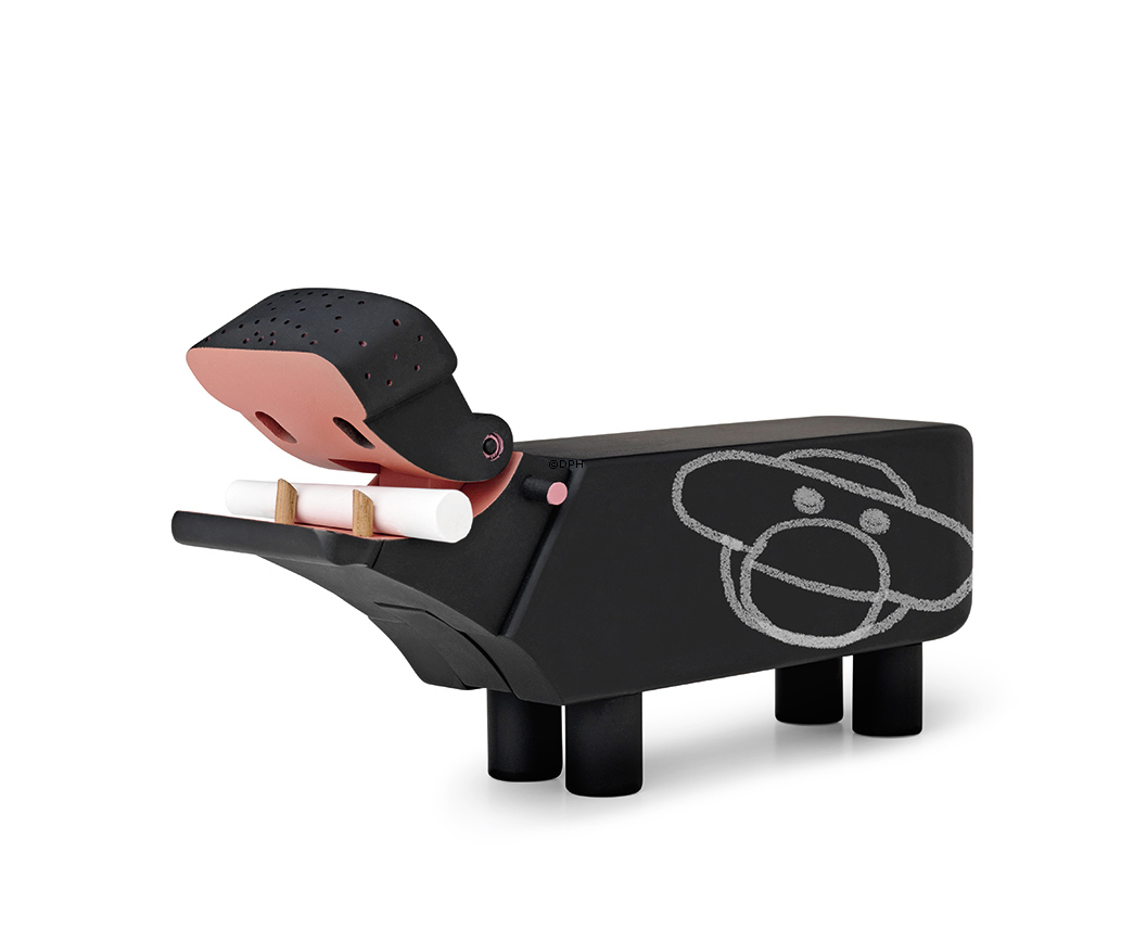 Kay Bojesen Nilpferd, schwarz lackiert