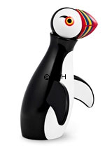 Kay Bojesen Papagei, bemalte Buche (alt, hat Gebrauchsspuren)