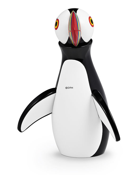 Kay Bojesen Papagei, bemalte Buche (alt, hat Gebrauchsspuren)