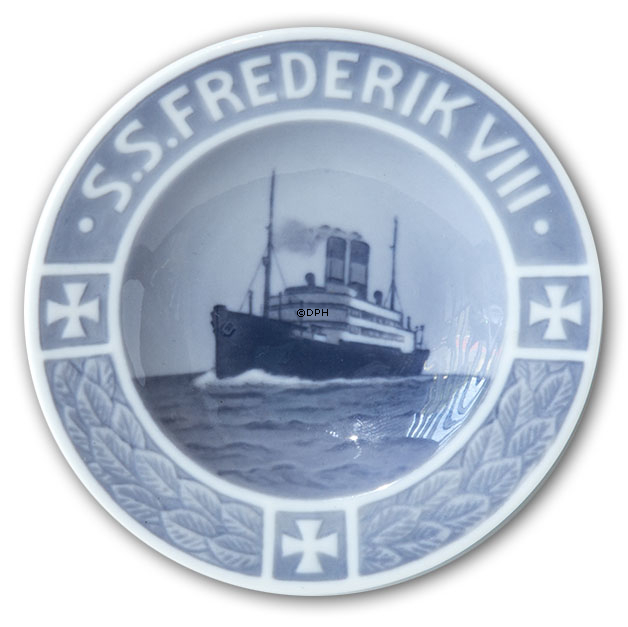 Royal Copenhagen Gedenkteller S.S.Frederik VIII