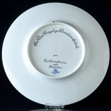 Royal Copenhagen Zierteller mit den Goldhörnersteinen von Gallehus