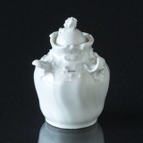 Weißes Krug mit Deckel 9cm, Royal Copenhagen (1870-1893)