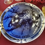 1980 Royal Heidelberg Weihnachtsteller, Eule