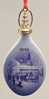 1992 Royal Copenhagen Ornament, Weihnachtstropfen
