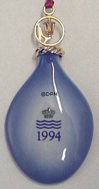 1994 Royal Copenhagen Ornament, Weihnachtstropfen