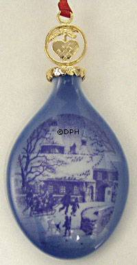 1995 Royal Copenhagen Ornament, Weihnachtstropfen