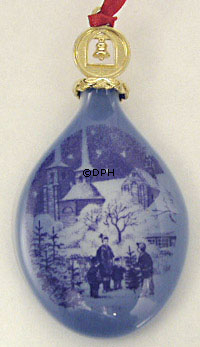 1997 Royal Copenhagen Ornament, Weihnachtstropfen