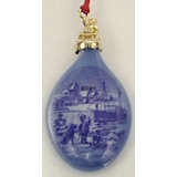 1998 Royal Copenhagen Ornament, Weihnachtstropfen