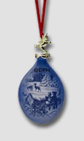 2002 Royal Copenhagen Ornament, Weihnachtstropfen