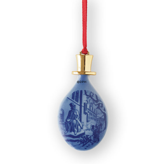 2014 Royal Copenhagen Ornament, Weihnachtstropfen, Hans Christian Andersen