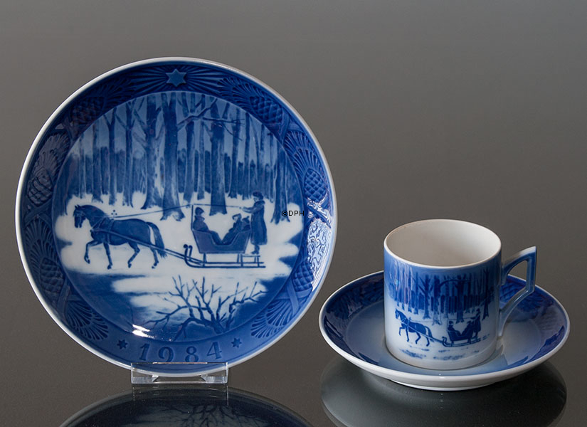 1984 Royal Copenhagen Weihnachtstasse, Jingle Bells