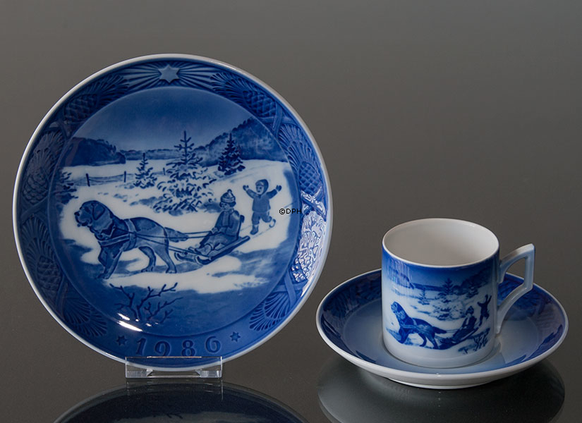 1986 Royal Copenhagen Weihnachtstasse, Weihnachtsferien