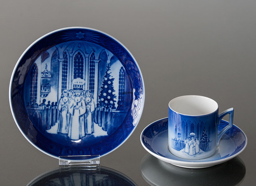 1991 Royal Copenhagen Weihnachtstasse, Fest der Heiligen Lucia
