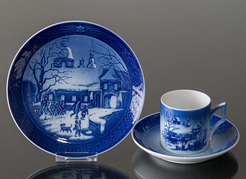 1995 Royal Copenhagen Weihnachtstasse, Weihnachten im Herrenhaus