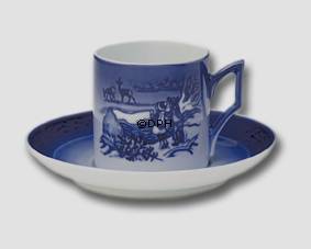 2002 Royal Copenhagen Weihnachtstasse, Der Wald im Winter