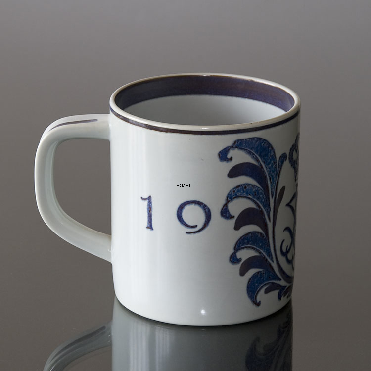 Großer Becher "Königin Margrethes Hochzeit" 1967, Royal Copenhagen Nr. 3115