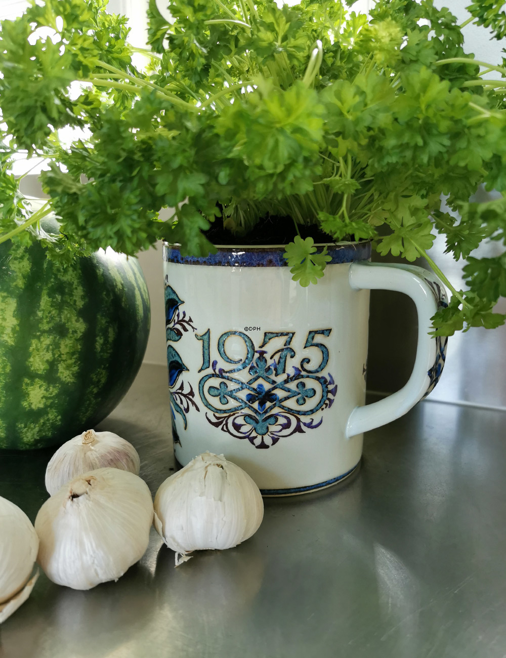 Großer Bierkrug Royal Copenhagen 200 Jahre, 1775-1975, Royal Copenhagen