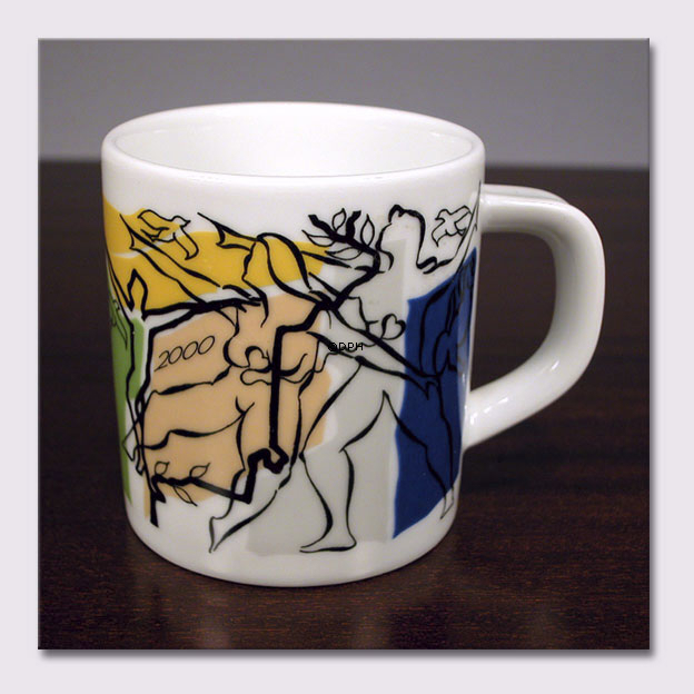 Jahresbecher 2000, klein, Royal Copenhagen