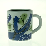 1981 Jahresbecher, groß, Royal Copenhagen