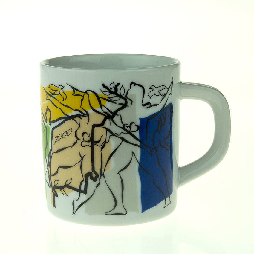 Jahresbecher 2000, groß, Royal Copenhagen