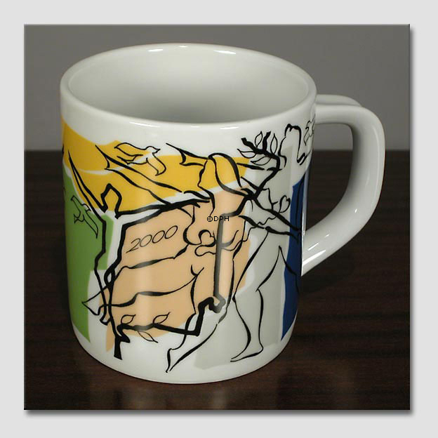 Jahresbecher 2000, groß, Royal Copenhagen