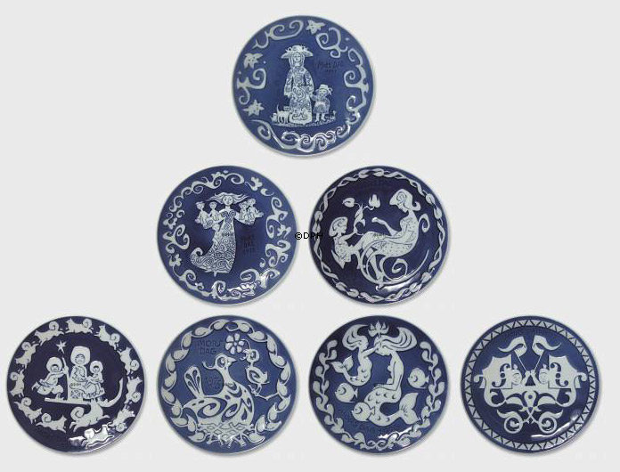 1974 Royal Copenhagen Muttertagsteller, grönländische Mutter