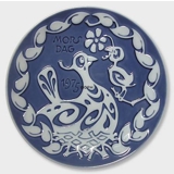 1975 Royal Copenhagen Muttertagsteller, Vogel im Nest