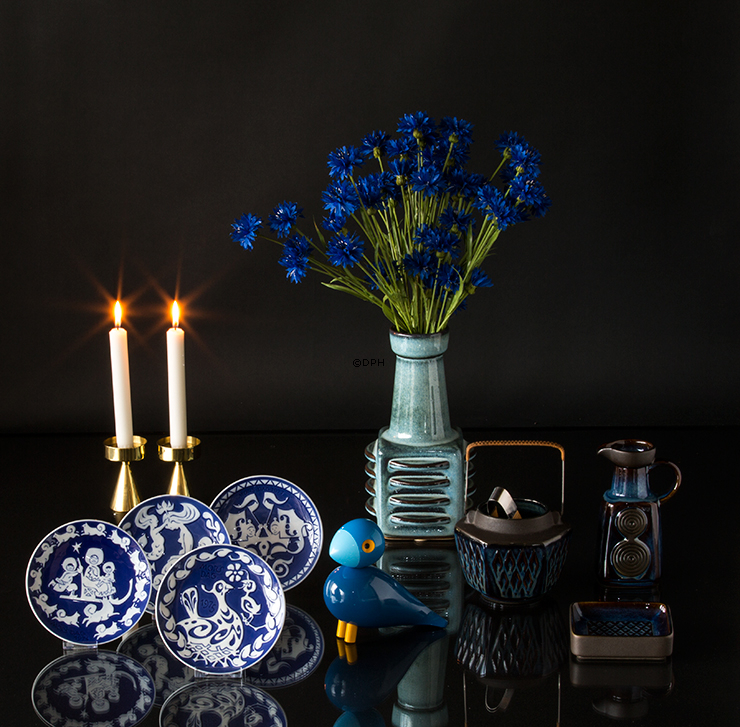 1975 Royal Copenhagen Muttertagsteller, Vogel im Nest