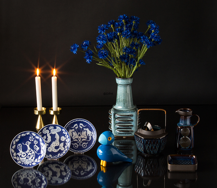 1977 Royal Copenhagen Muttertagsteller, Kinder im Kinderwagen