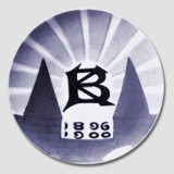 1896-1900 Royal Copenhagen Gedenkteller