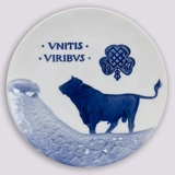 1872-1997 Royal Copenhagen Gedenkteller, Unitis Viribus