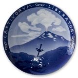 1899 Royal Copenhagen Odd Fellow Gedenkteller, CAPTIVORUM LIBERATOR