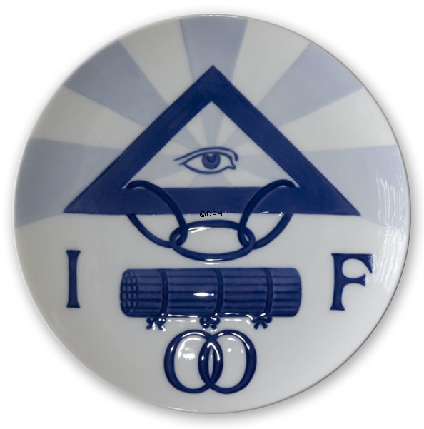 1899 Royal Copenhagen Gedenkteller, Odd Fellow