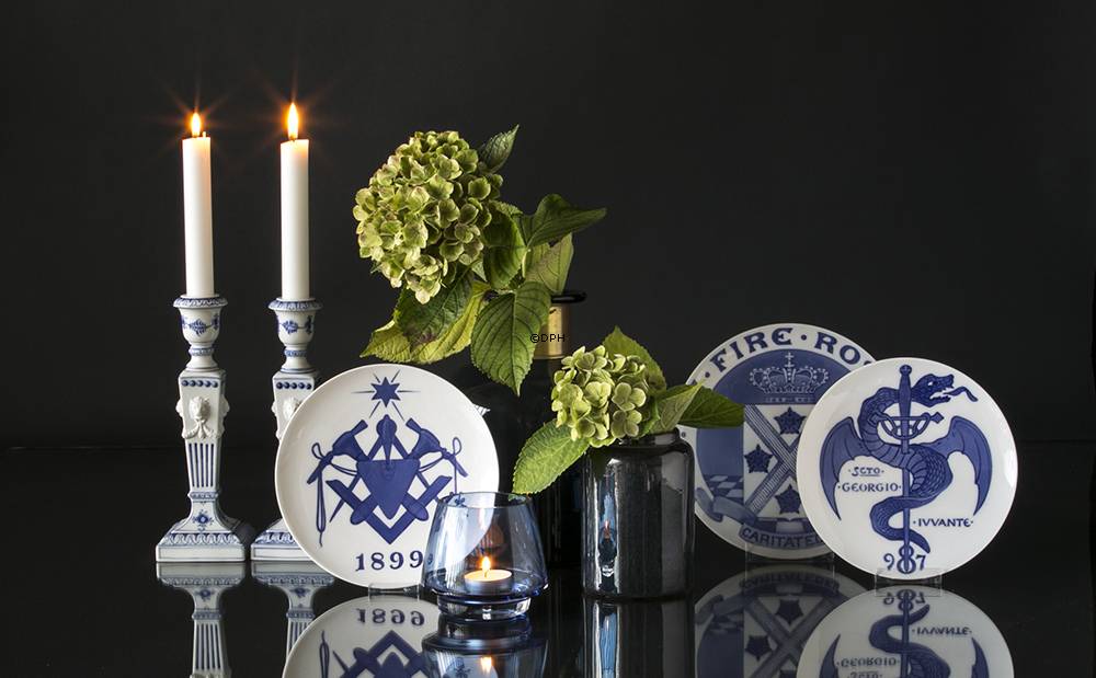 1899 Royal Copenhagen Gedenkteller, Freimaurer