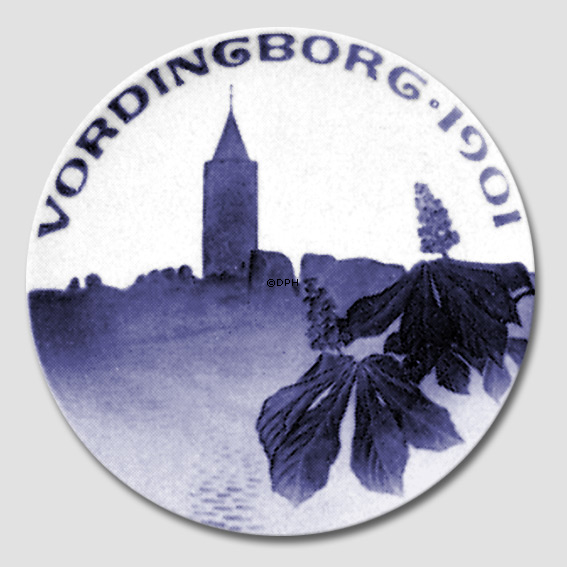 1901 Royal Copenhagen Gedenkteller, Vordingborg 1901