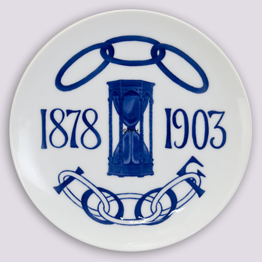 1878-1903 Royal Copenhagen Odd Fellow Gedenkteller,
