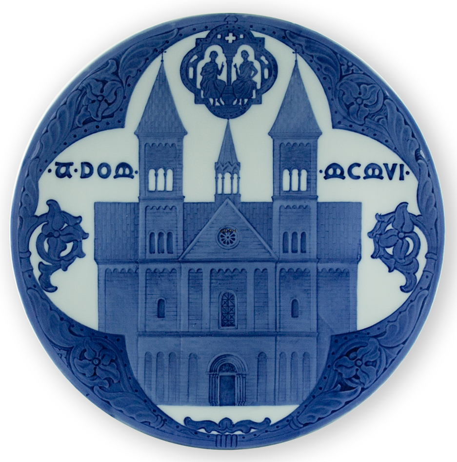 1906 Royal Copenhagen Gedenkteller, Viborg Kathedrale, A.DOM.MGMVI