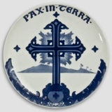 1907 Royal Copenhagen Gedenkteller, PAX IN TERRA